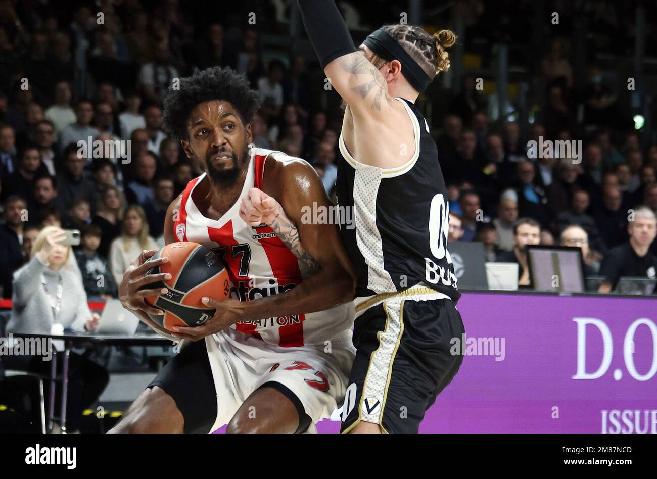 Bologna, Italie, 12/01/2023, Shaquielle Mckissic (Olympiacos Pirée