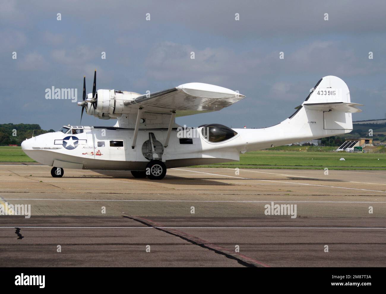 Canadian Vickers PBY-5A Canso, une Catalina consolidée construite au Canada à l'aéroport de Brighton City Shoreham, Royaume-Uni Banque D'Images