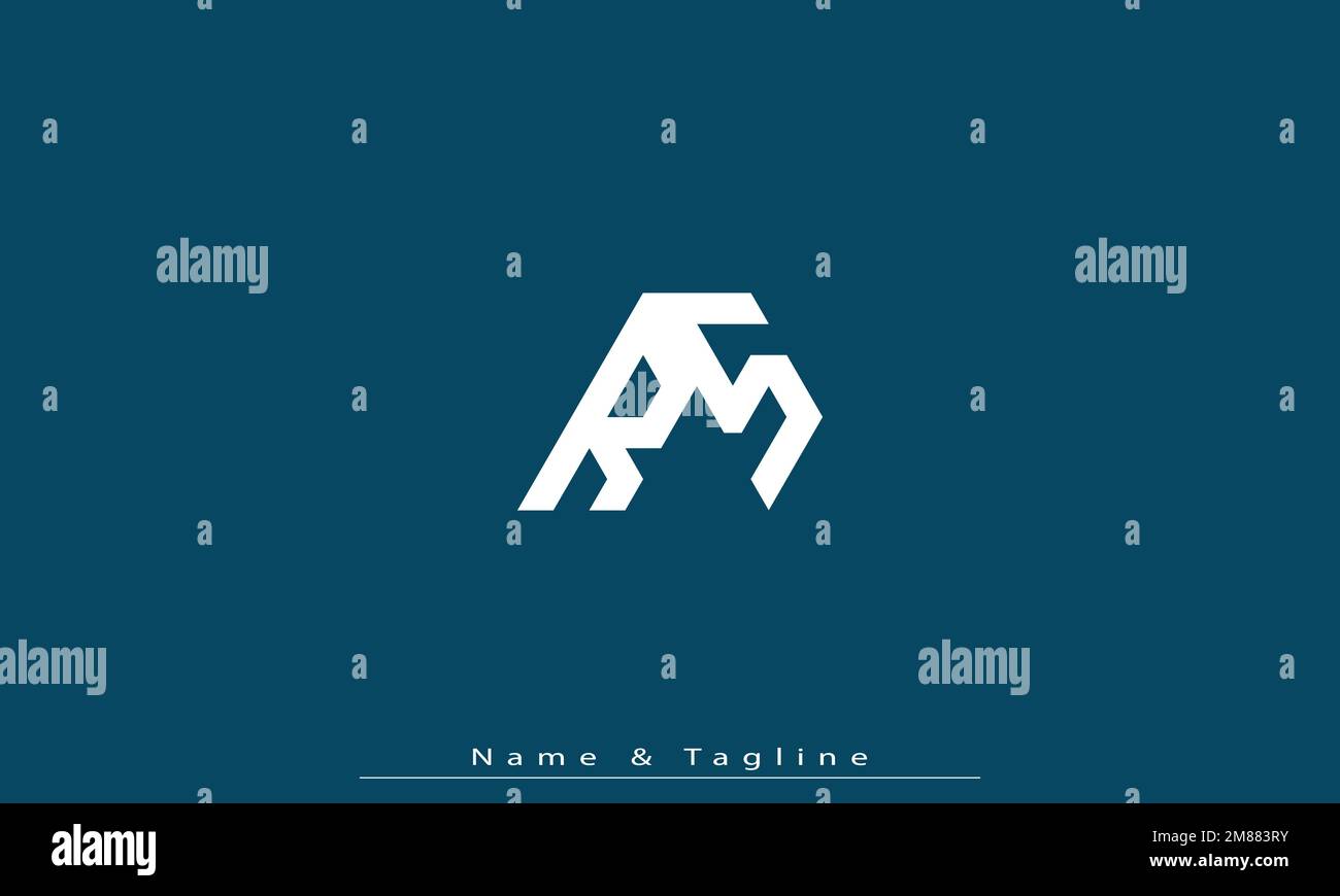 Lettres de l'alphabet initiales Monogram logo RS , SR Illustration de Vecteur