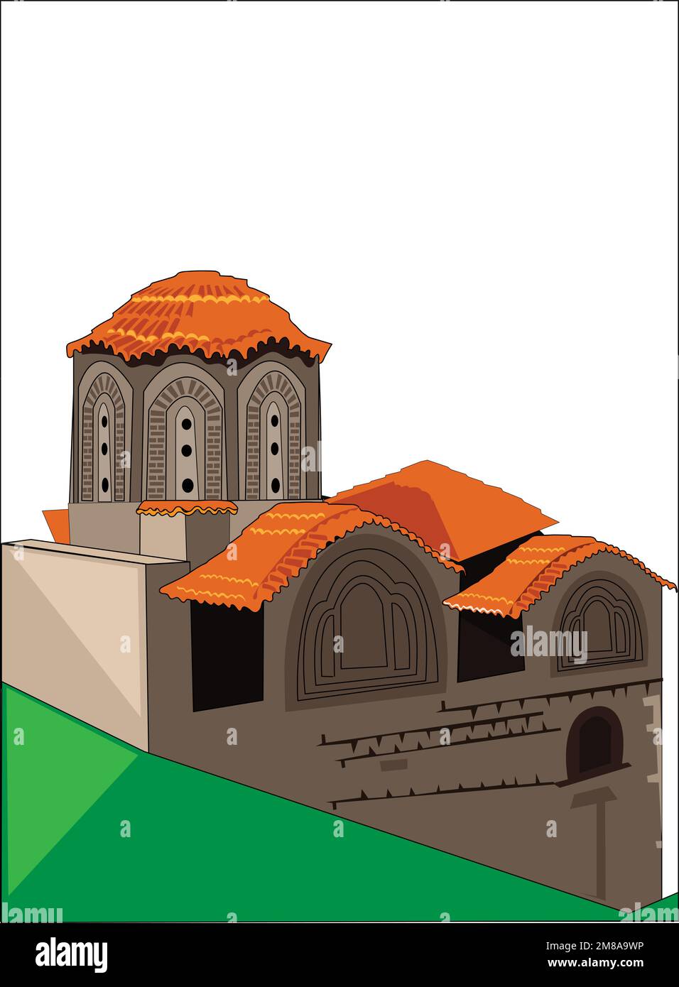 Monumento del patrimonio de windows Banque d'images vectorielles - Alamy