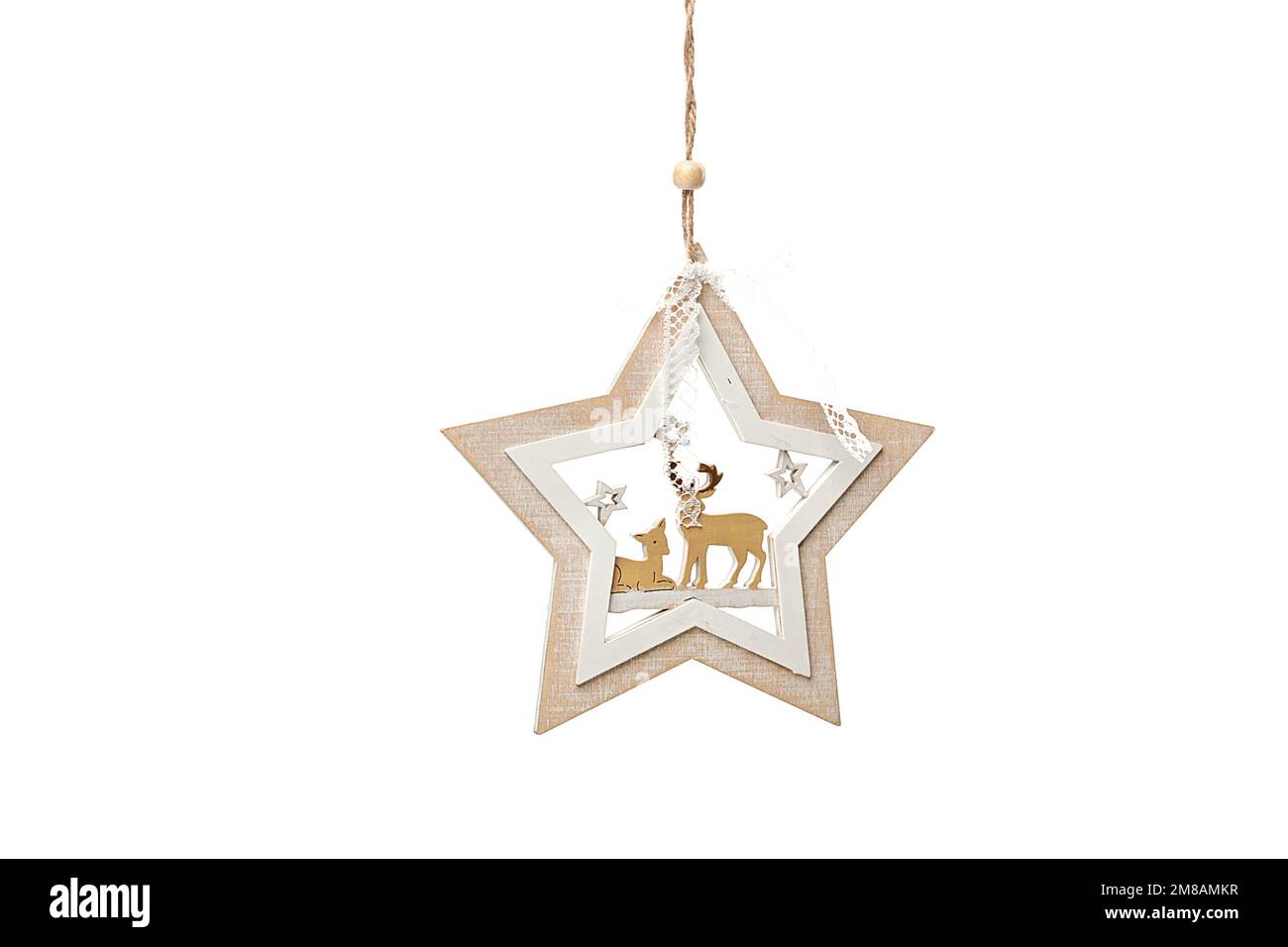 Gadget à cordes à accrocher avec diverses figures. Cadeau de Noël, Pâques, Saint-Valentin, vacances, hiver, été, printemps, anniversaire Banque D'Images