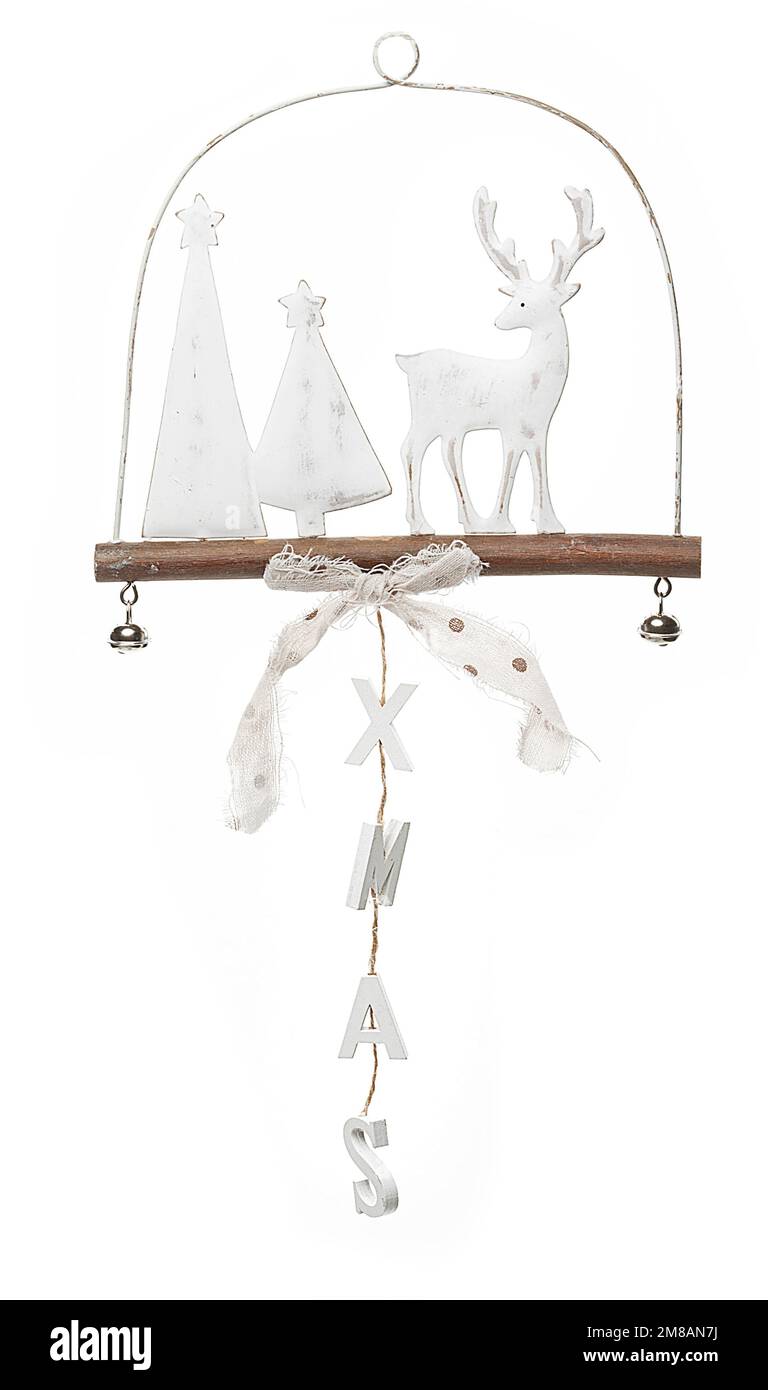 Gadget à cordes à accrocher avec diverses figures. Cadeau de Noël, Pâques, Saint-Valentin, vacances, hiver, été, printemps, anniversaire Banque D'Images