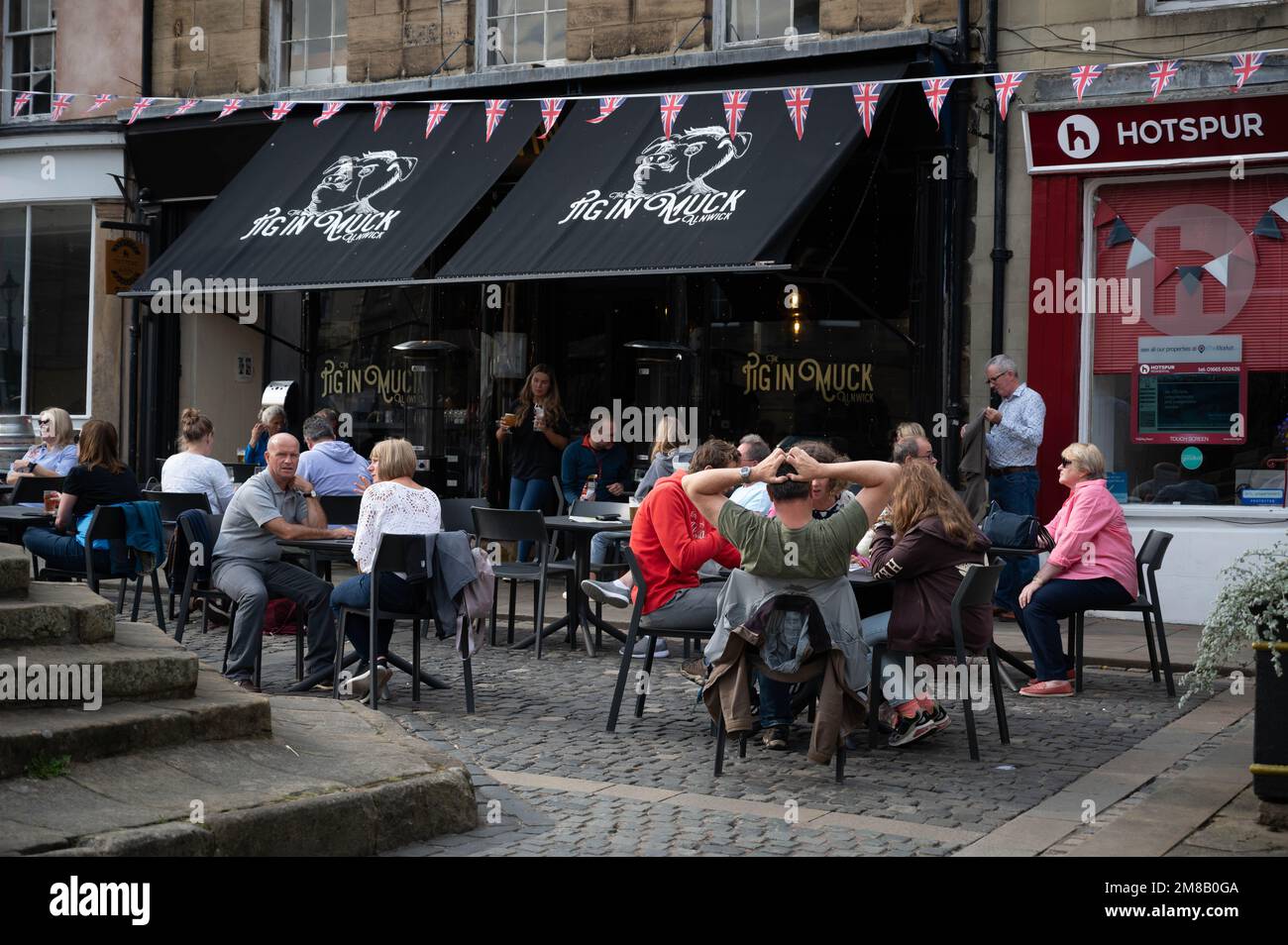 Alnwick, Northumberland, qui a été élu meilleur endroit pour vivre au Royaume-Uni par le Sunday Times en 2020 Banque D'Images