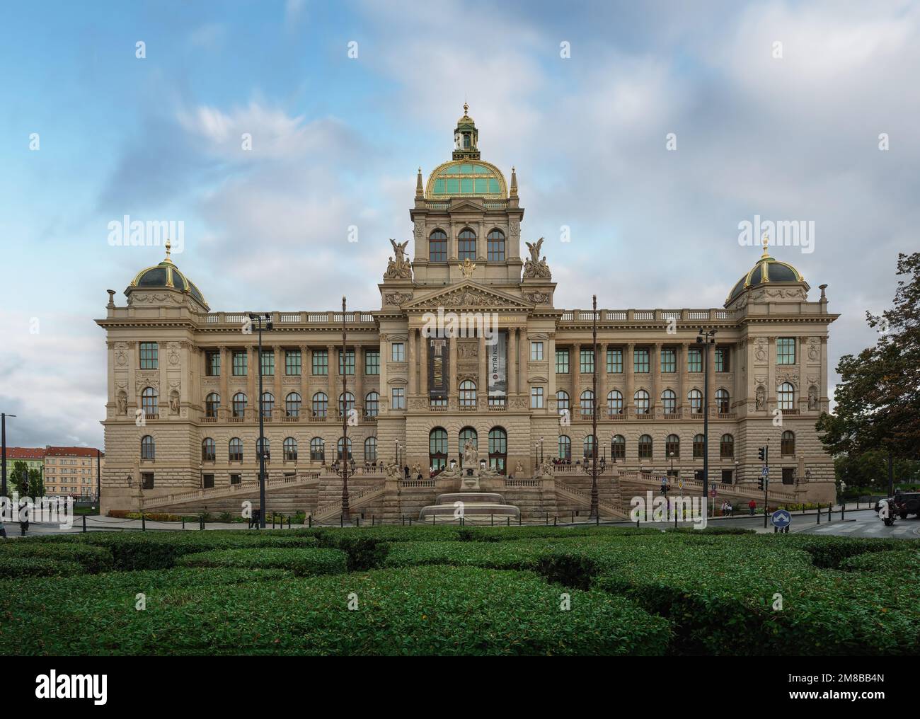 Musée national de la place Venceslas - Prague, République tchèque Banque D'Images