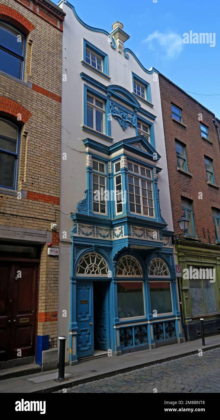 1898 - 10 Anglesea Street - Dublin, Eire, Irlande - Spectemur Acendo Banque D'Images