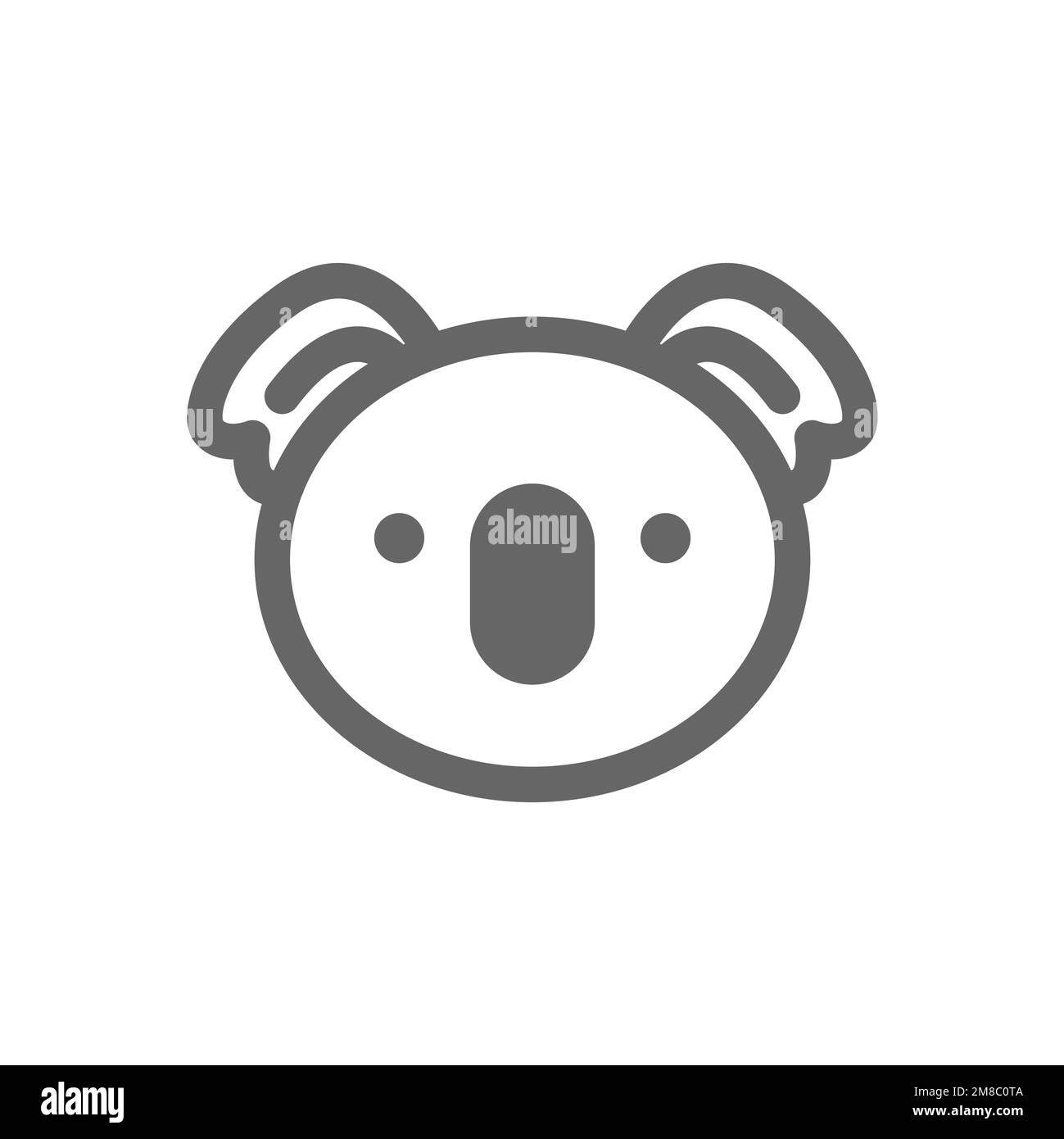 Icône koalas, ressources graphiques communes, illustrations vectorielles. Illustration de Vecteur