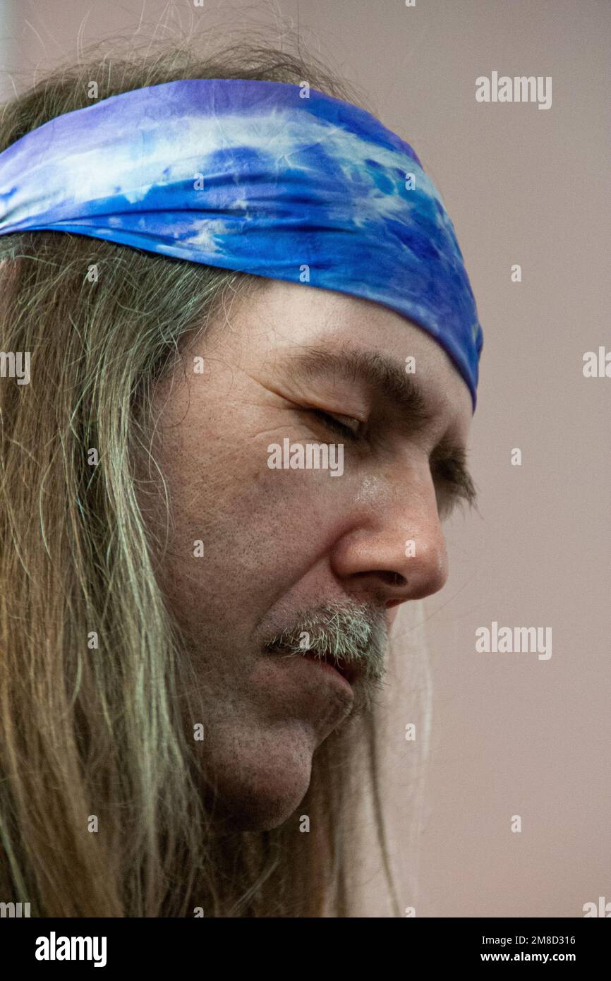 Ancien guitariste Scorpions Uli Jon Roth, 2007 Banque D'Images