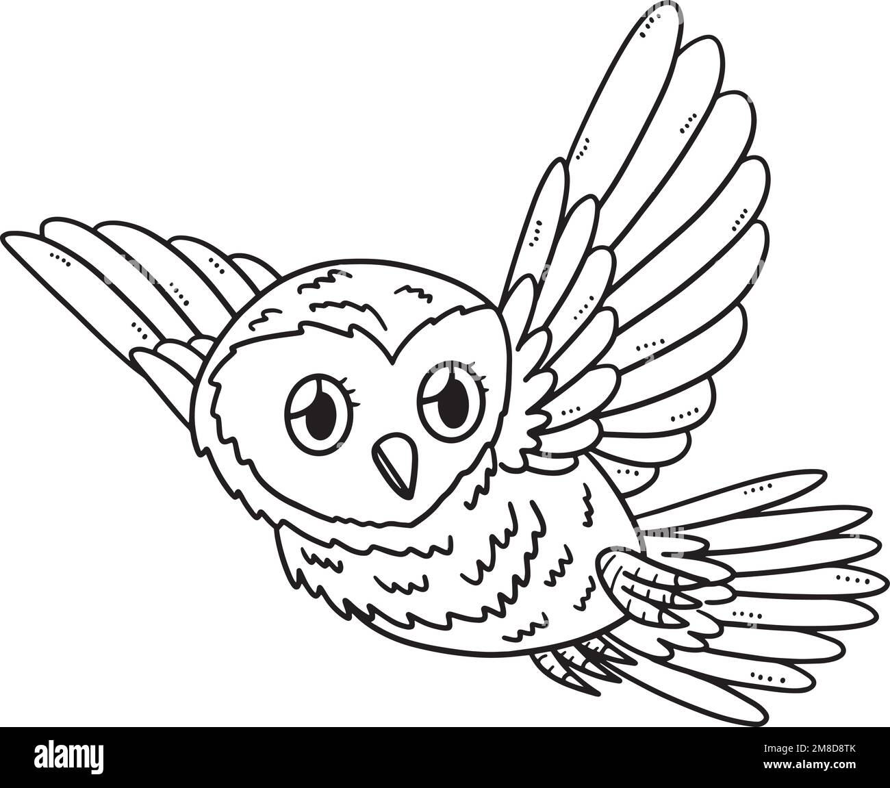 Page de coloriage isolée pour les enfants Illustration de Vecteur