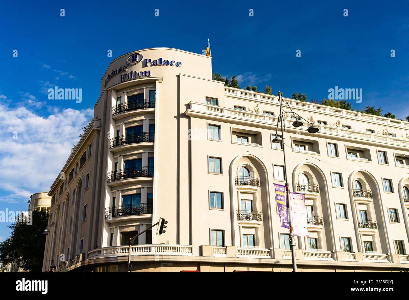 Athenee Palace Hilton Hotel à Bucarest, Roumanie, 2022 Banque D'Images