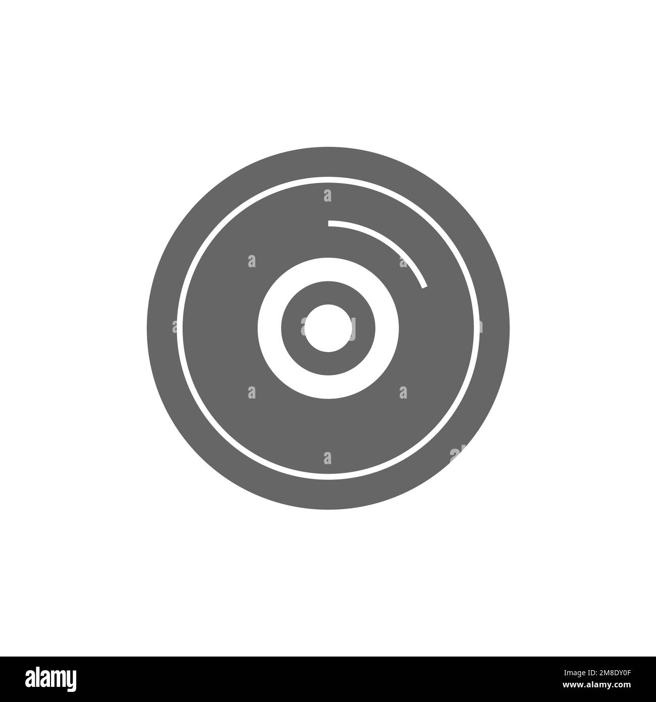 Icônes de CD de musique, ressources graphiques courantes, illustrations vectorielles. Illustration de Vecteur