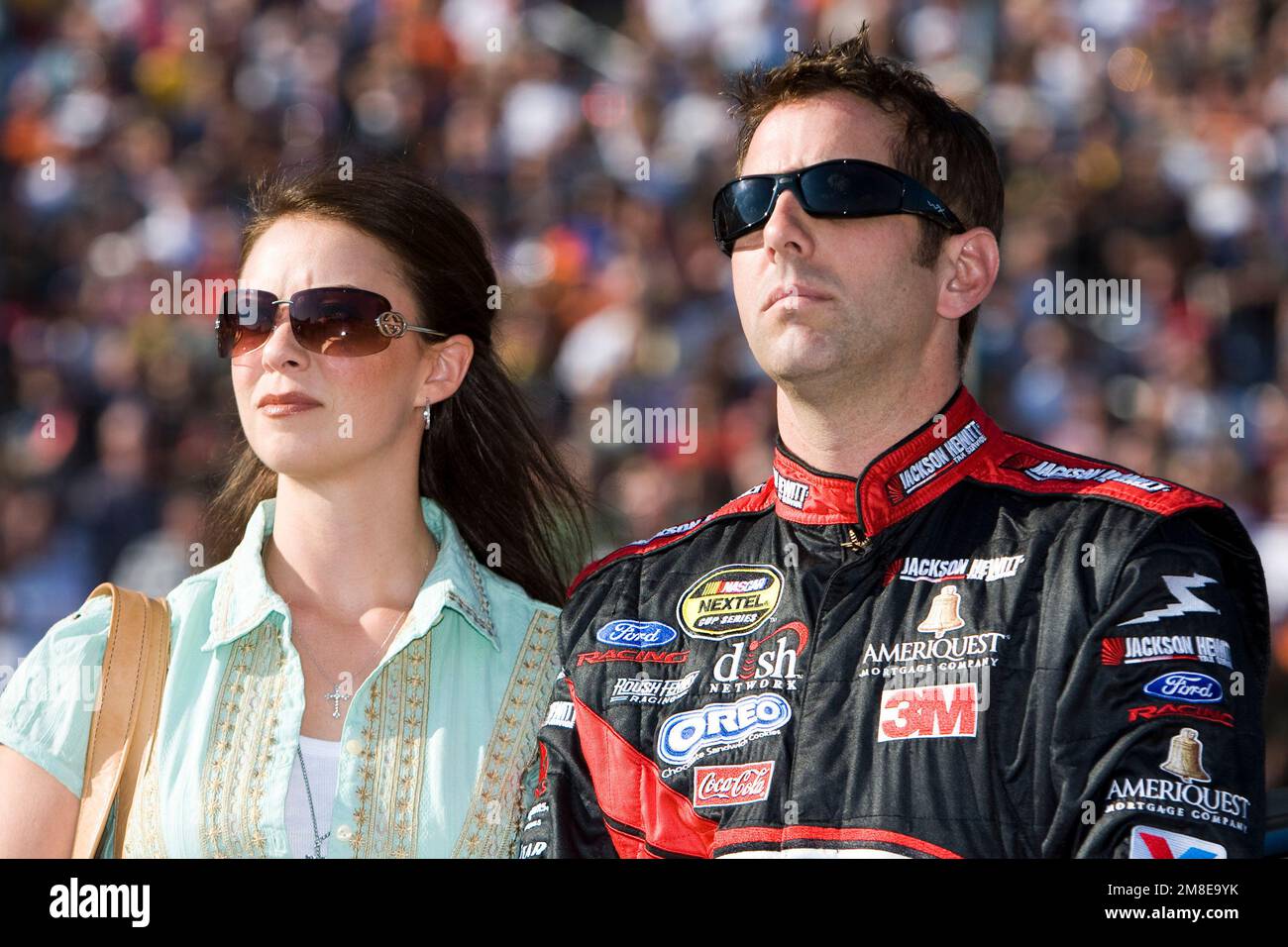 Pi. Worth, TX, États-Unis. 4th novembre 2007. 04 novembre 2007 - pieds Worth, TX, USA: Greg et Nicole Biffle pendant le NNCS Dickies 500 au Texas Motor Speedway à fort Worth, Texas (Credit image: © Walter G. Arce Sr./ZUMA Press Wire) USAGE ÉDITORIAL SEULEMENT! Non destiné À un usage commercial ! Banque D'Images