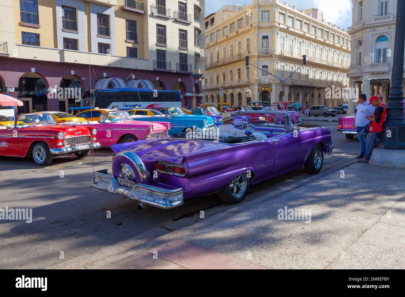 Almedrones Cuba la Havane Cuba Banque D'Images
