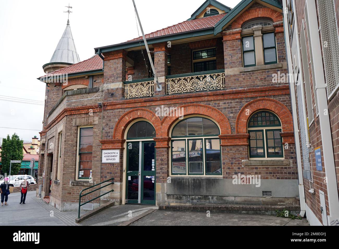 Sydney, Nouvelle-Galles du Sud - Australie -13-12-2019: Bâtiment de style Federation Queen Anne à l'angle de Railway Parade et de Belgrade Street à Kogarah. Banque D'Images