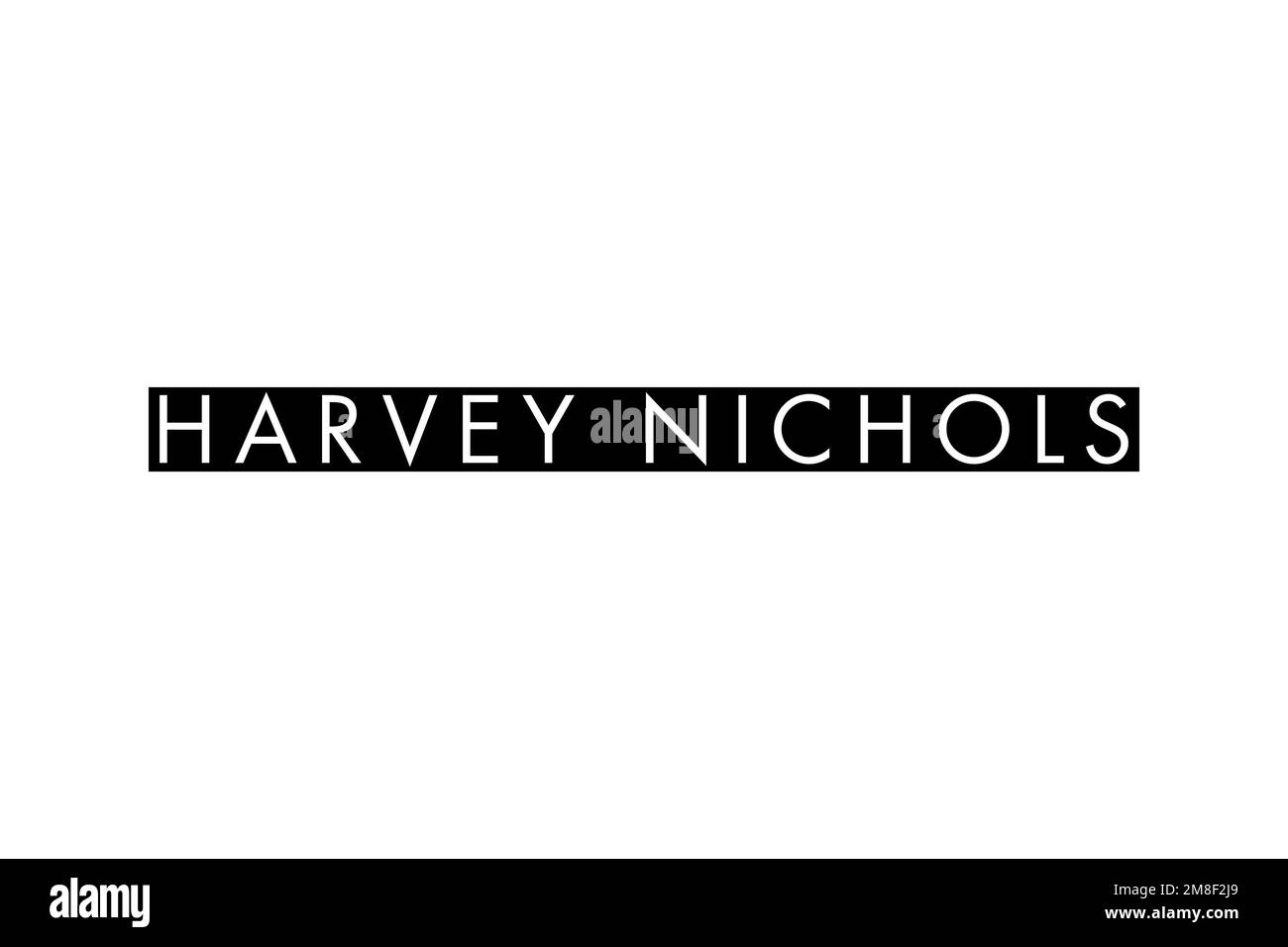 Harvey Nichols, logo, fond blanc Banque D'Images