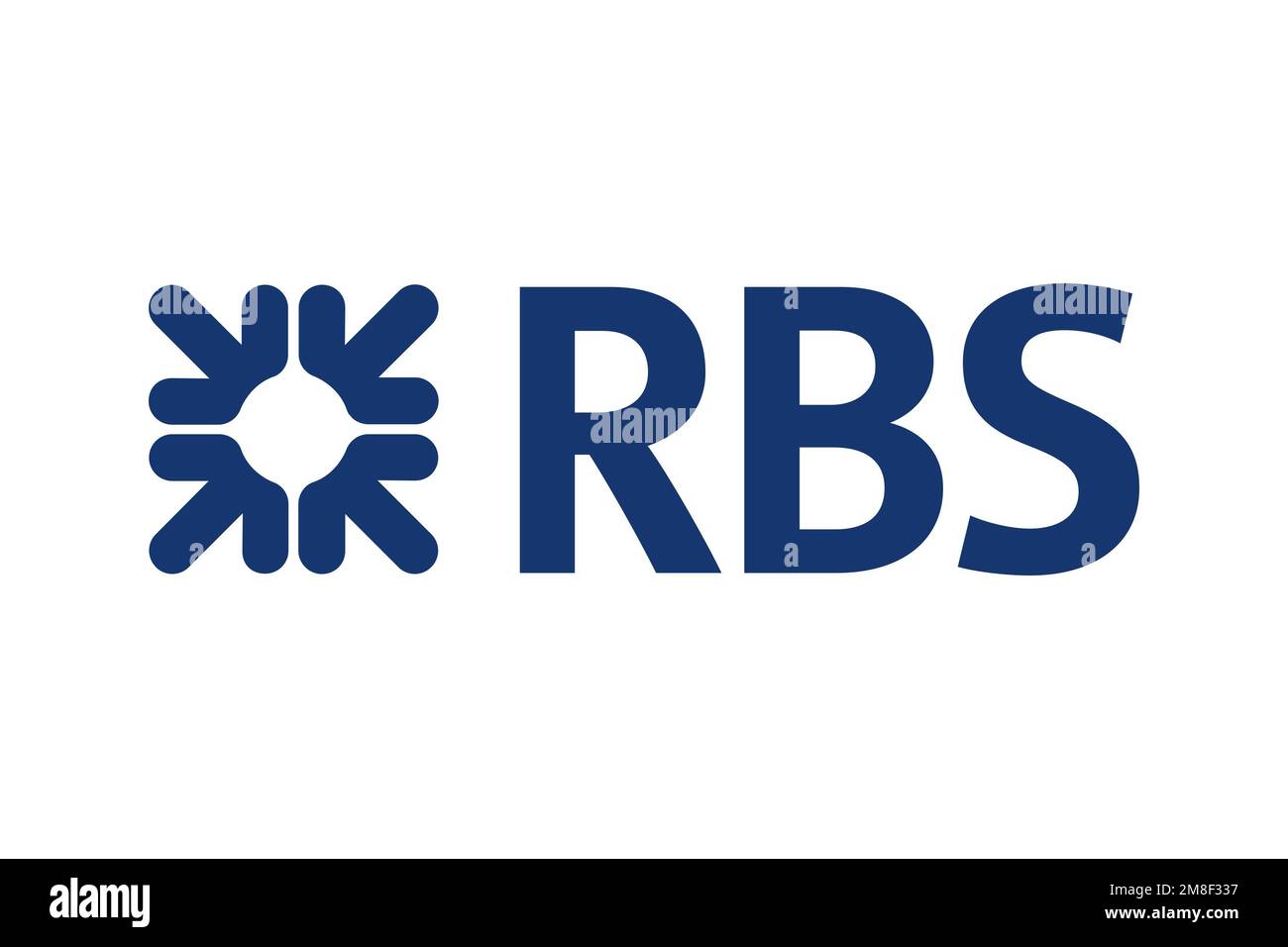 Royal Bank of Scotland Group, logo, fond blanc Banque D'Images