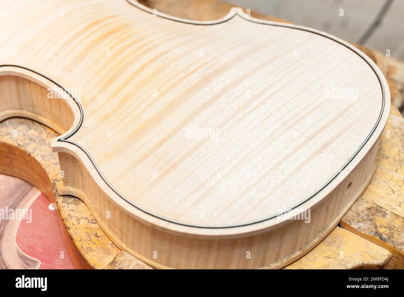 fabrication de violon Banque D'Images