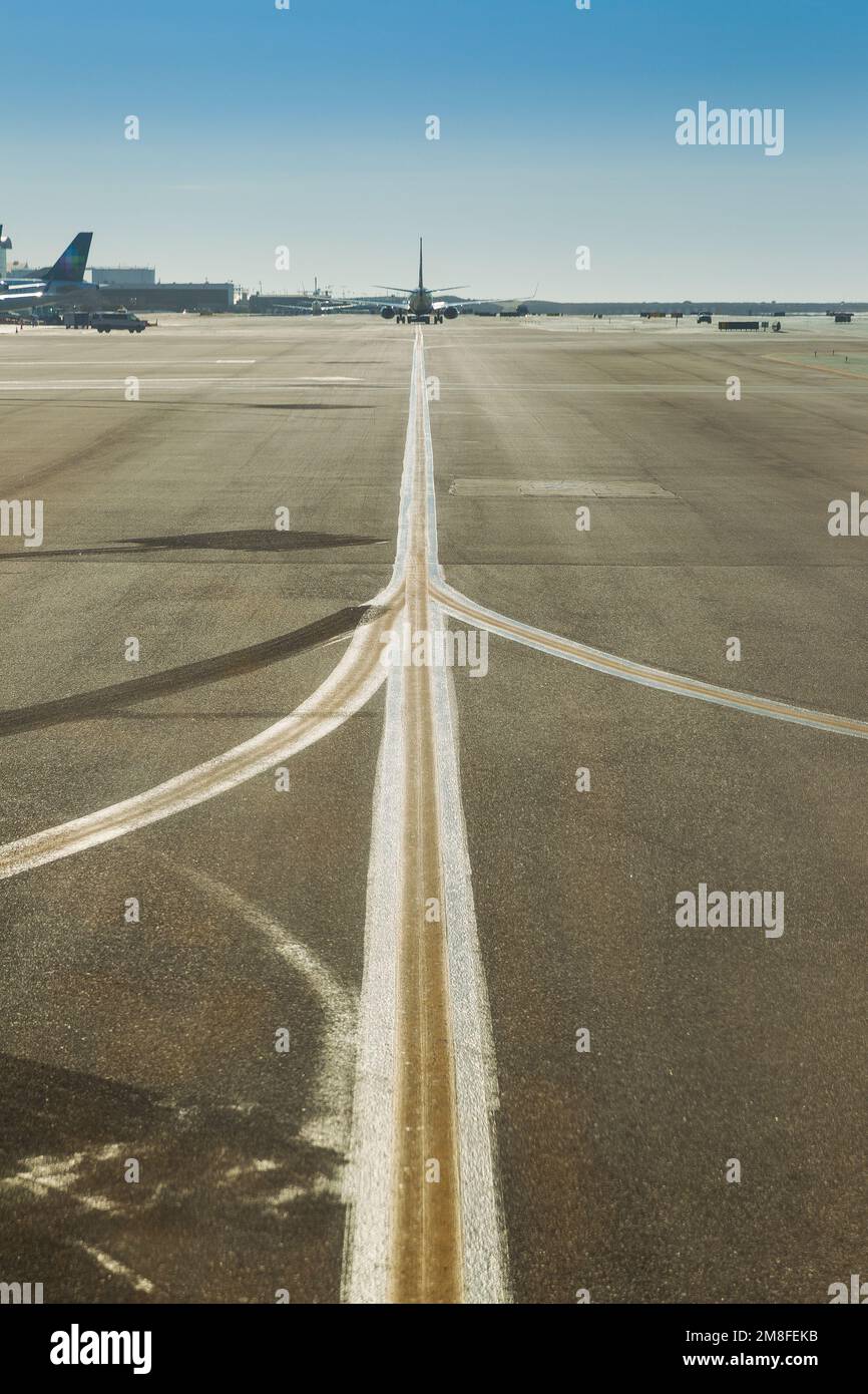 Détails de l'aéroport LAX à Los Angeles, Californie, États-Unis. Banque D'Images