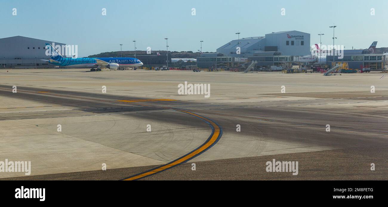 Détails de l'aéroport LAX à Los Angeles, Californie, États-Unis. Banque D'Images