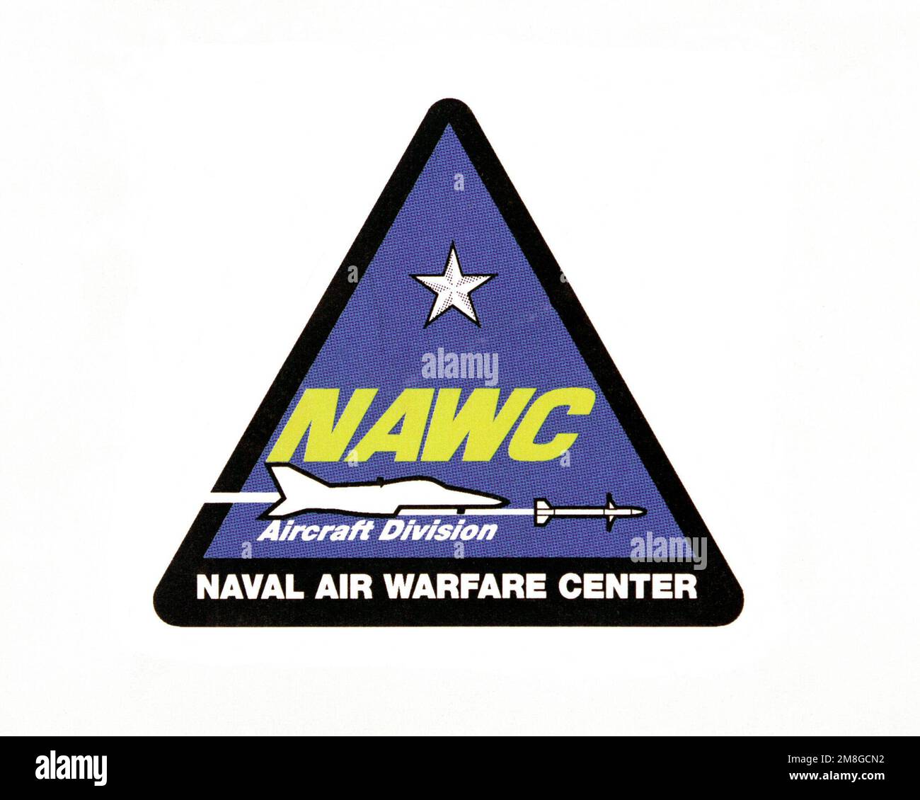 Insigne approuvé pour : Naval Air Warfare Centre, division des aéronefs. Pays : inconnu Banque D'Images