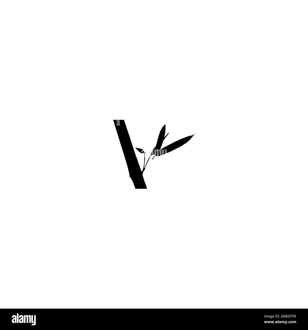 Icône Bamboo. Style simple tropical voyage grande vente affiche symbole d'arrière-plan. Élément de conception du logo de la marque Bamboo. Impression de t-shirts en bambou. Vecteur pour sti Illustration de Vecteur