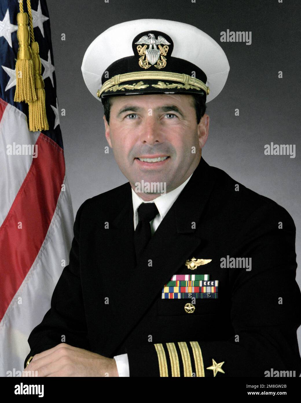 CAPT. Charles H. Smith, USN (couvert). Pays : inconnu Banque D'Images