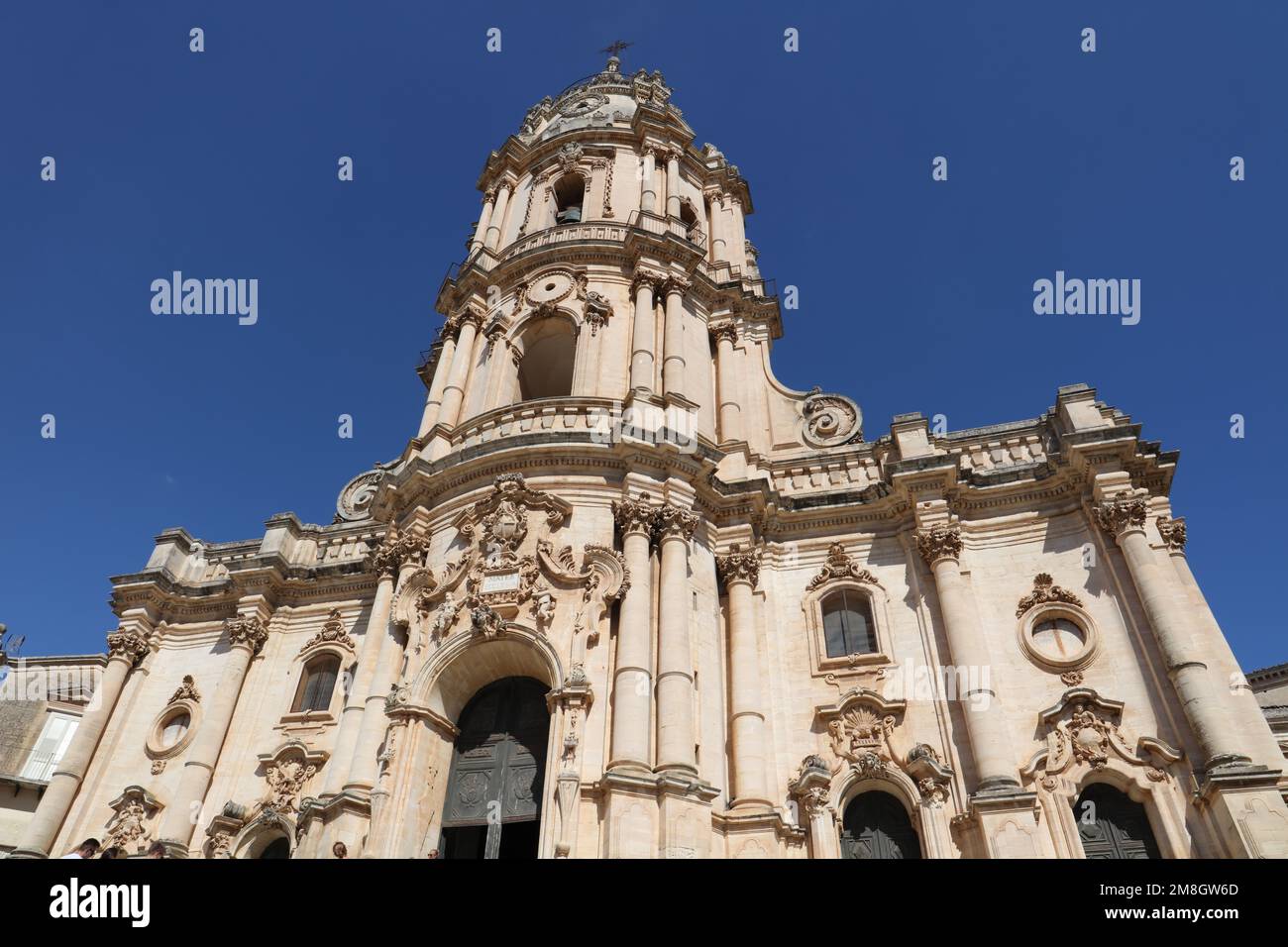 Duomo de San Giorgio, Modica, Sicile, Italie Banque D'Images