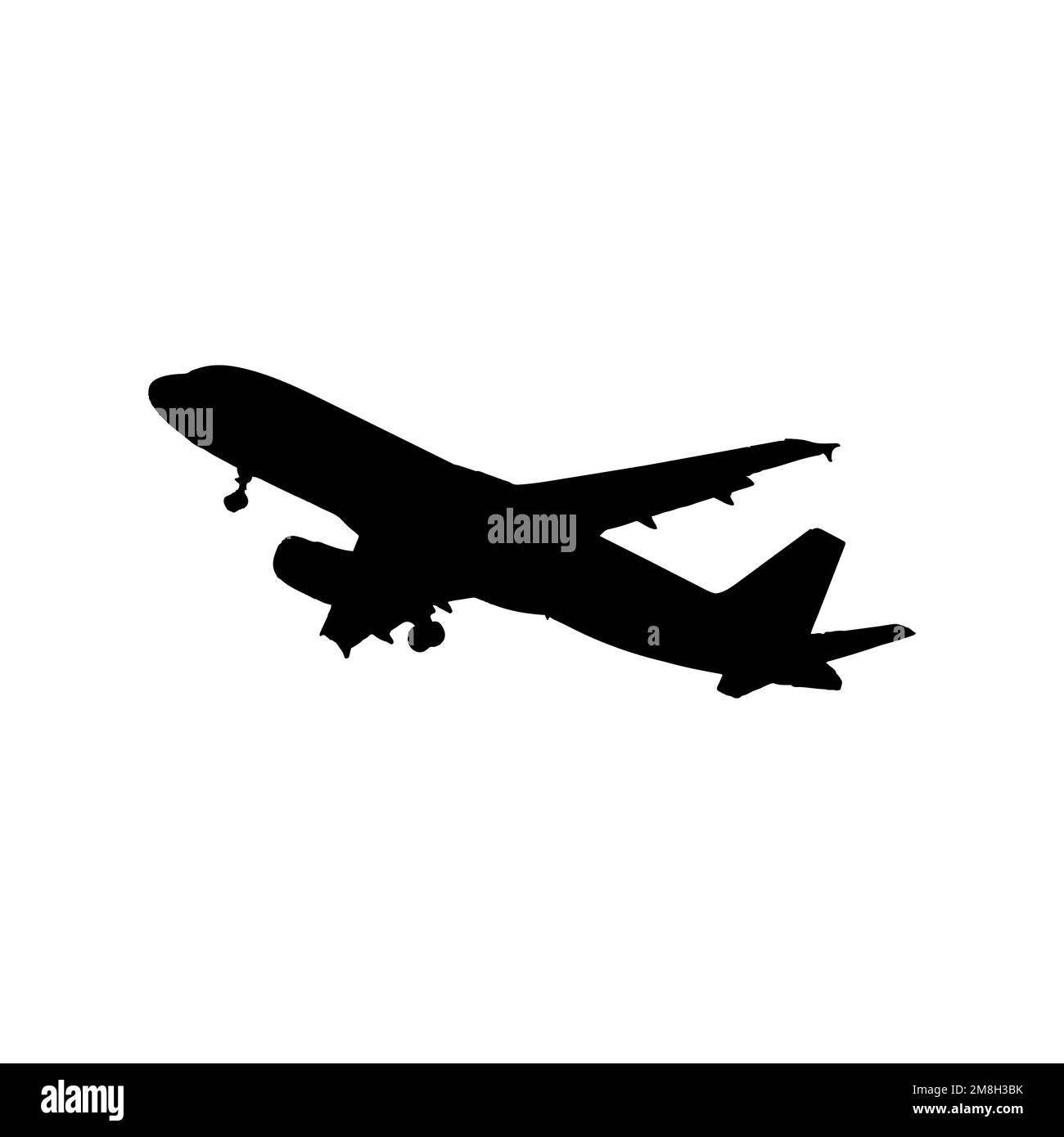 Icône avion. Un billet de voyage de style simple, un grand symbole d'arrière-plan représentant une affiche de vente. Élément de conception du logo de la marque avion. Impression de t-shirts d'avion. Vecteur pour Illustration de Vecteur
