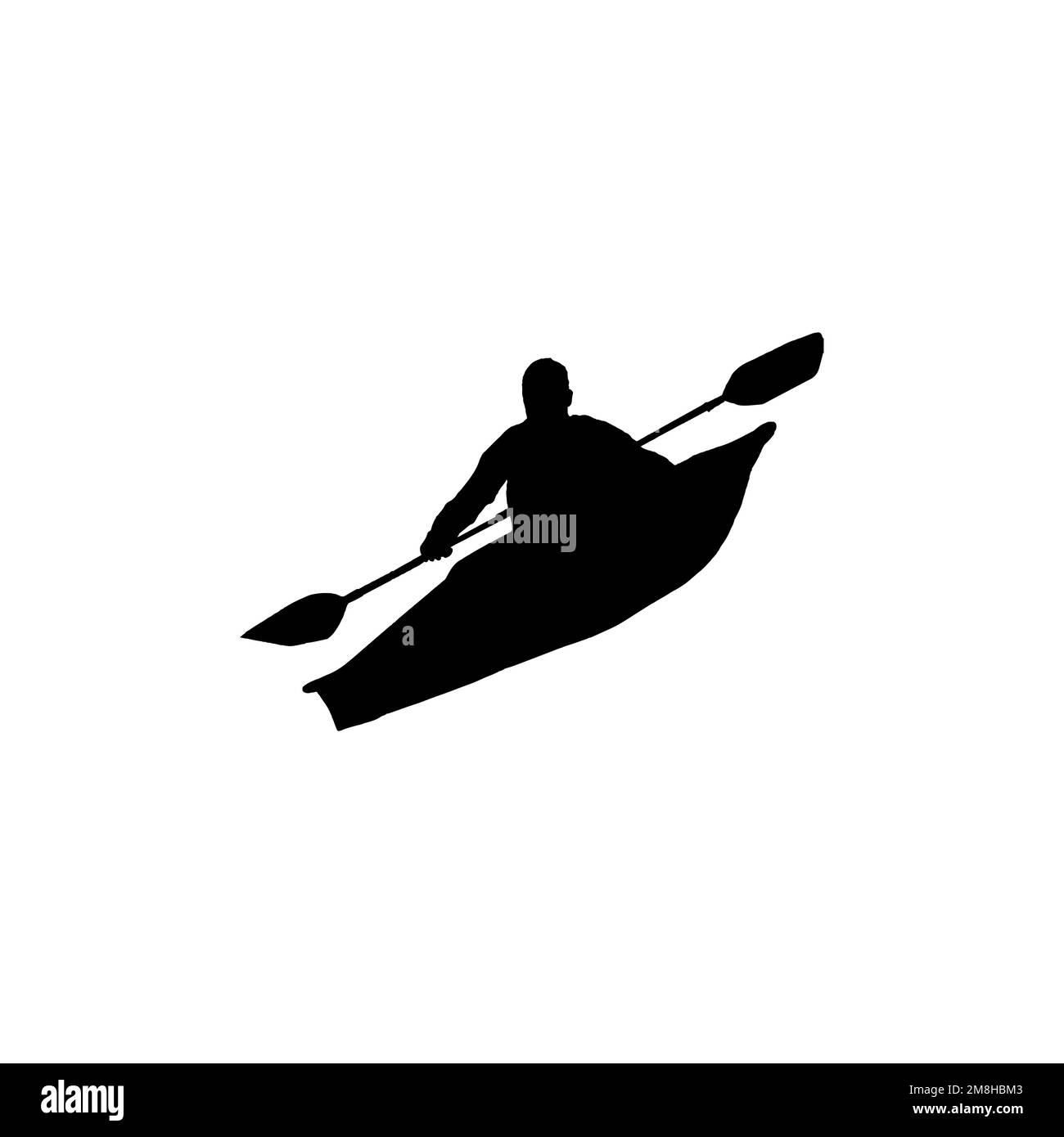 Icône canoë. Style simple canoë voyage grande vente affiche symbole fond. Élément de conception du logo de la marque Canoe. Impression de tee-shirts pour canoë. Vecteur pour autocollant. Illustration de Vecteur