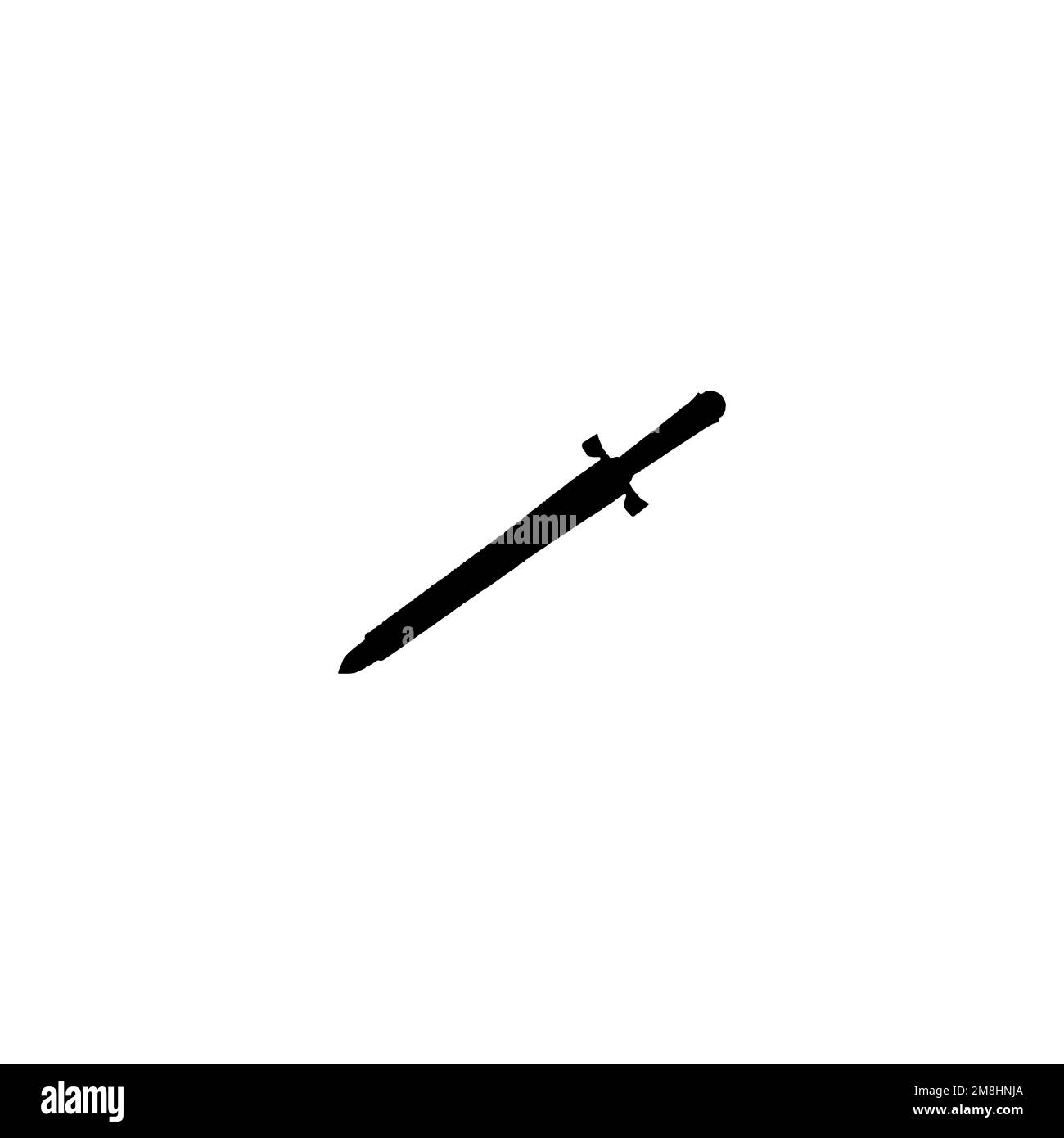 Icône de dagger. Simple style couteau compagnie grande vente affiche symbole fond. Élément de conception du logo de la marque Dagger. Impression de t-shirts imprimés. vecteur pour bâton Illustration de Vecteur