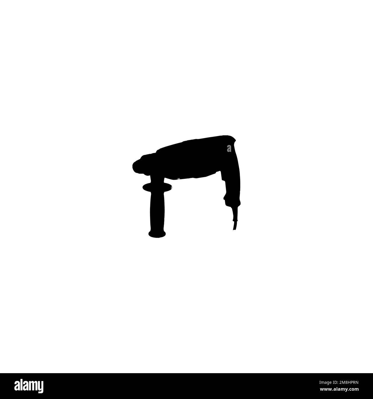 Icône de la foreuse. Simple style entreprise de réparation grande vente affiche symbole d'arrière-plan. Élément de conception du logo de la marque Drill. Percer l'impression de t-shirts. vecteur pour autocollant Illustration de Vecteur