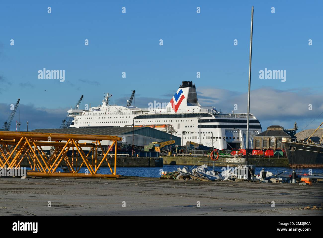 Edinburgh, Écosse, Royaume-Uni, 13 janvier 2023. Vue générale de l'Esplanade Marine vers le port de Leith. credit sst/alamy nouvelles en direct Banque D'Images