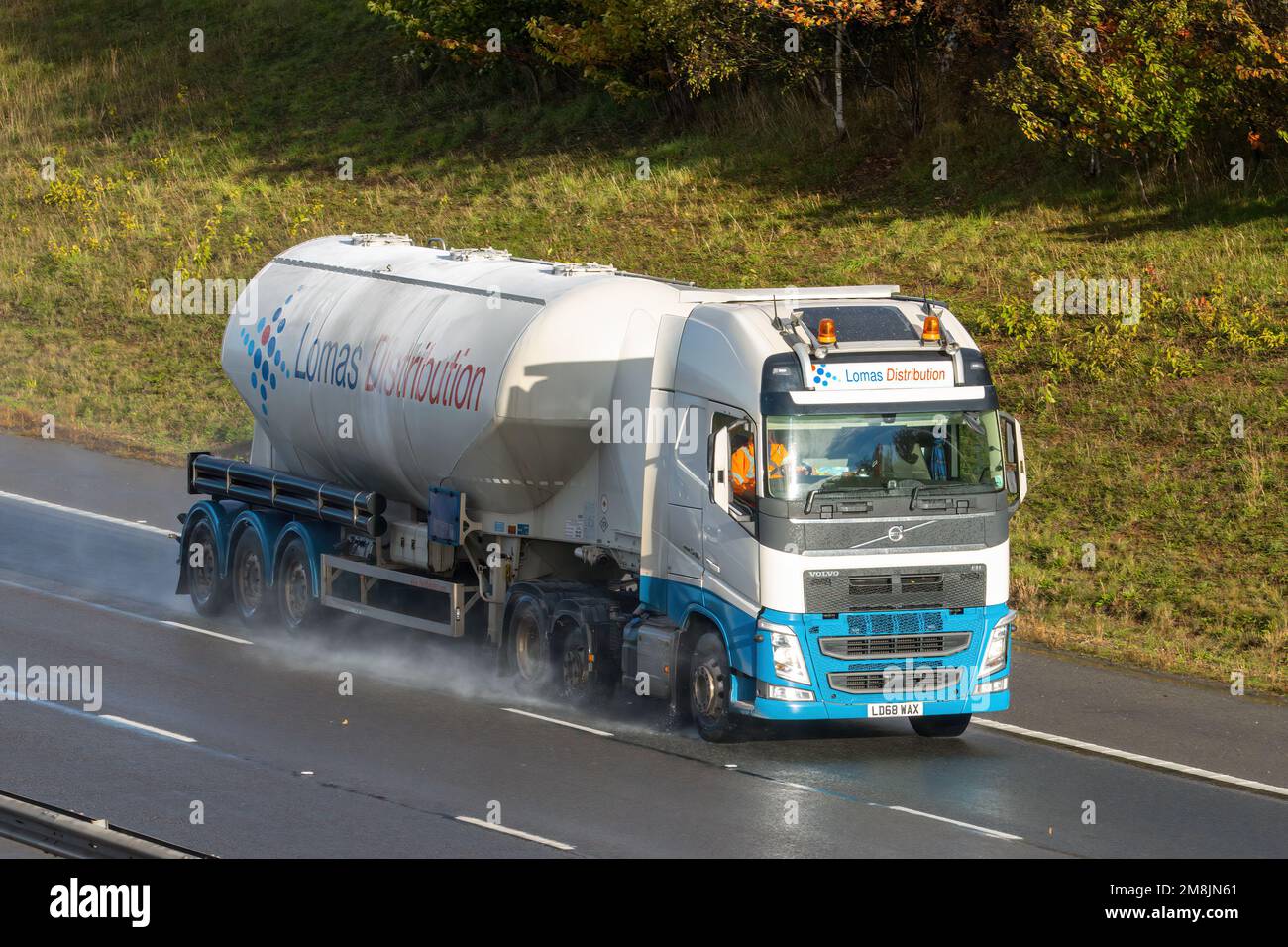 Lomas distribution Volvo FH LD68 CIRE Banque D'Images