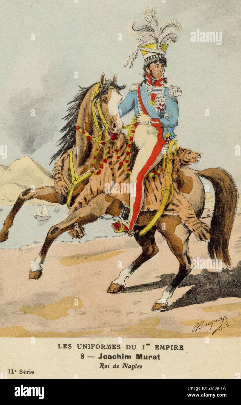 Joachim Murat, Roi de Naples Banque D'Images