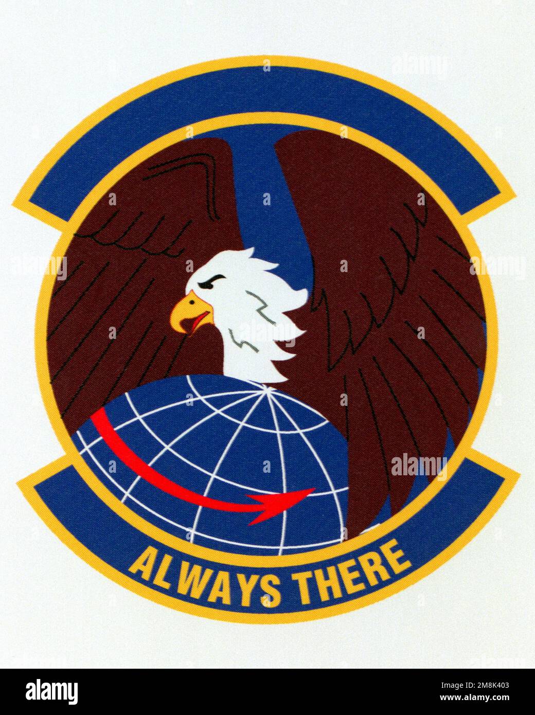 Patch conçu et tiré à LA BASE DE LA FORCE AÉRIENNE DE MAXWELL, ALABAMA, États-Unis - EMBLÈMES ORGANISATIONNELS de LA FORCE AÉRIENNE - 1995...22nd escadron de soutien des opérations - Date exacte prise de vue inconnue. Agence de recherche historique de la Force aérienne, 95-240. Pays : inconnu Banque D'Images