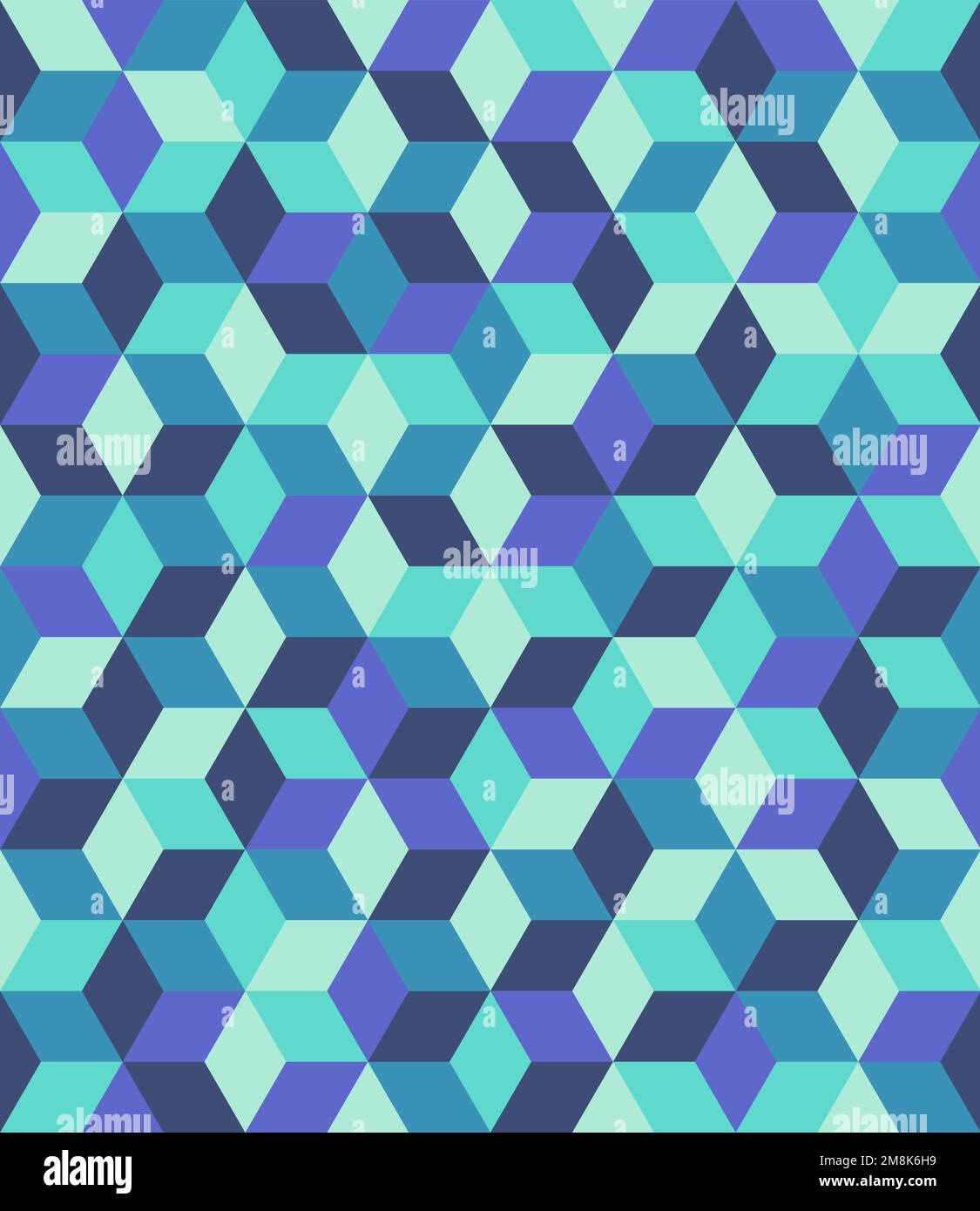 Arrière-plan coloré cubes, motif sans couture, texture abstraite Illustration de Vecteur