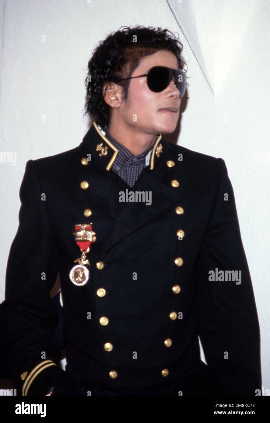 Michael Jackson septembre 1984 crédit : Ralph Dominguez/MediaPunch Banque D'Images