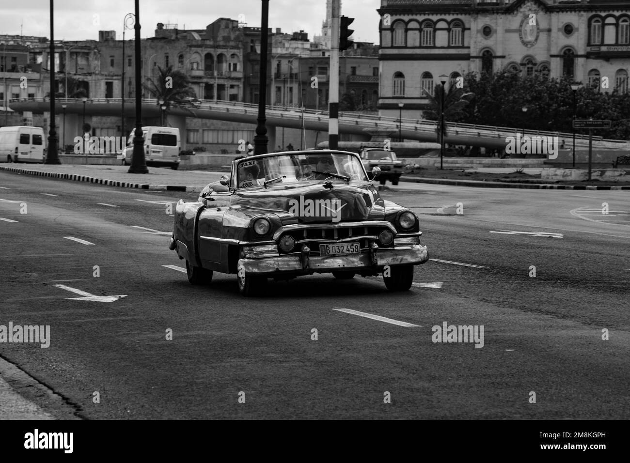 Almendrones la Havane Cuba Banque D'Images