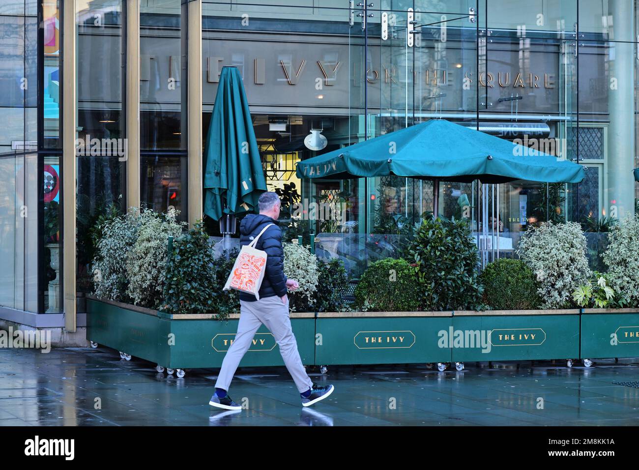 Edinburgh, Écosse, Royaume-Uni, 14 janvier 2023. L'Ivy sur la place St Andrew. credit sst/alamy nouvelles en direct Banque D'Images