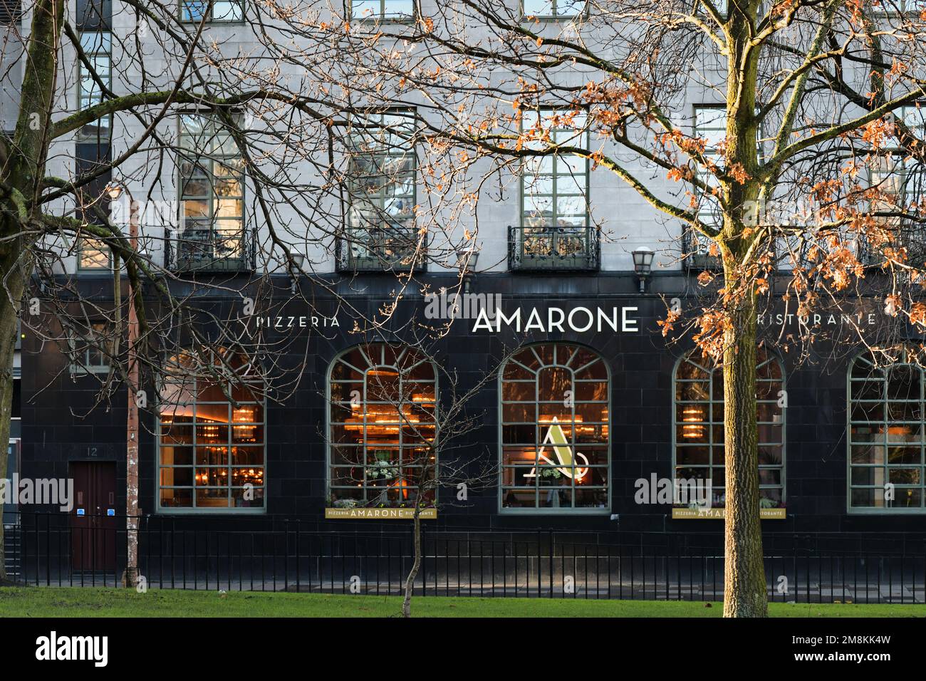 Edinburgh, Écosse, Royaume-Uni, 14 janvier 2023. Amarone Pizzeria Ristorante à St Andrew Square. credit sst/alamy nouvelles en direct Banque D'Images