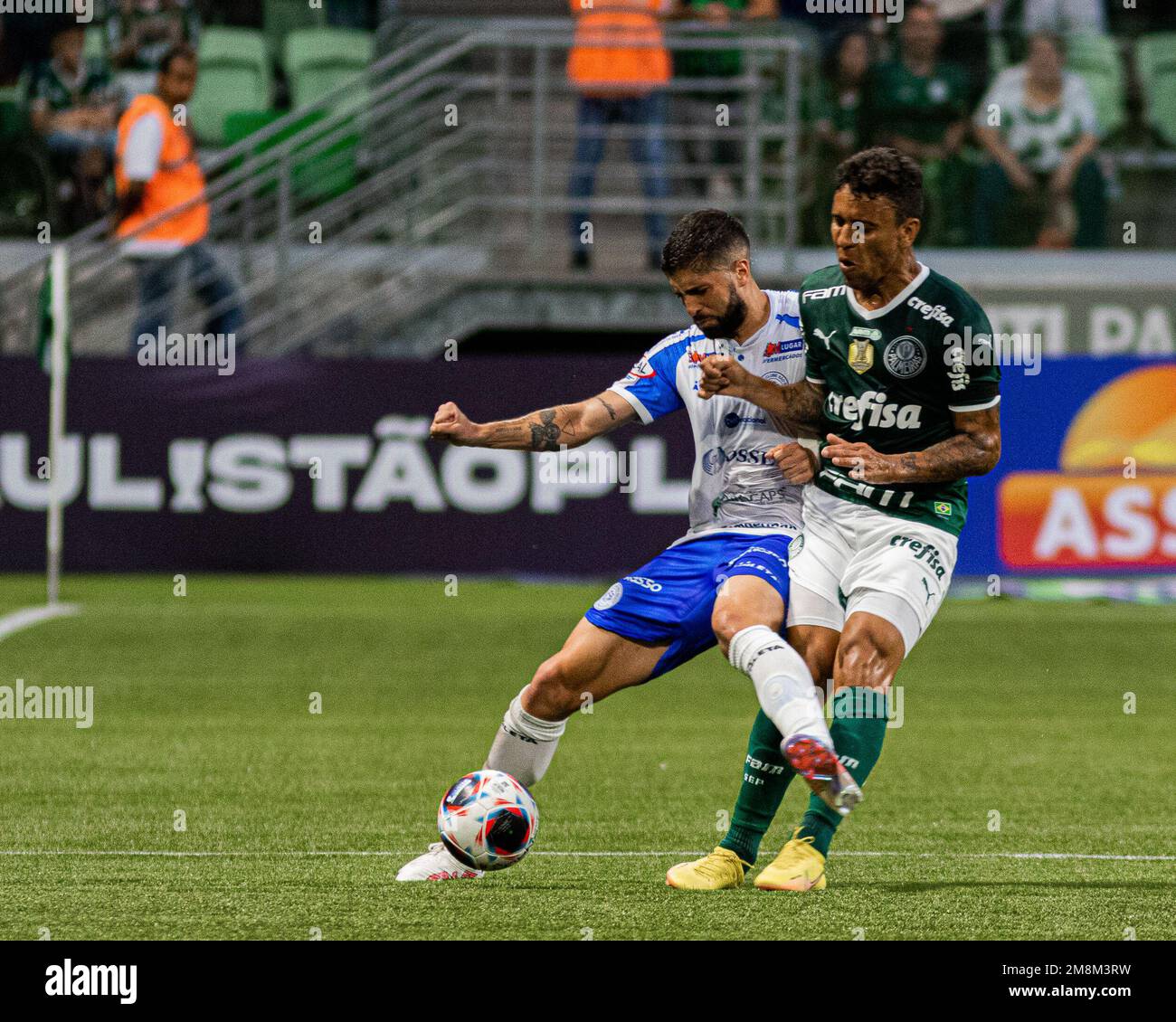 SÃO PAULO, SP - 14.01.2023: PALMEIRAS X SÃO BENTO - Marcos Rocha dans le match entre Palmeiras X São Bento, valable pour la série 1st du Championnat de football Paulista 2023 a, qui s'est tenu l'après-midi de ce samedi, 14 janvier 2023, à Allianz Parque, à São Paulo. (Photo: Van Campos/Fotoarena) crédit: Foto Arena LTDA/Alay Live News Banque D'Images