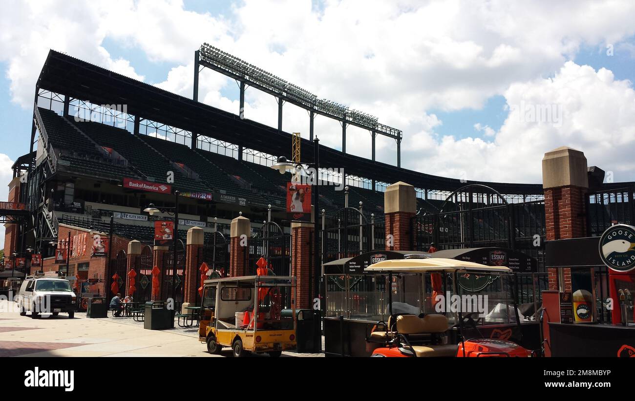 Baltimore, Orioles Ballpark, Maryland 2017 Banque D'Images