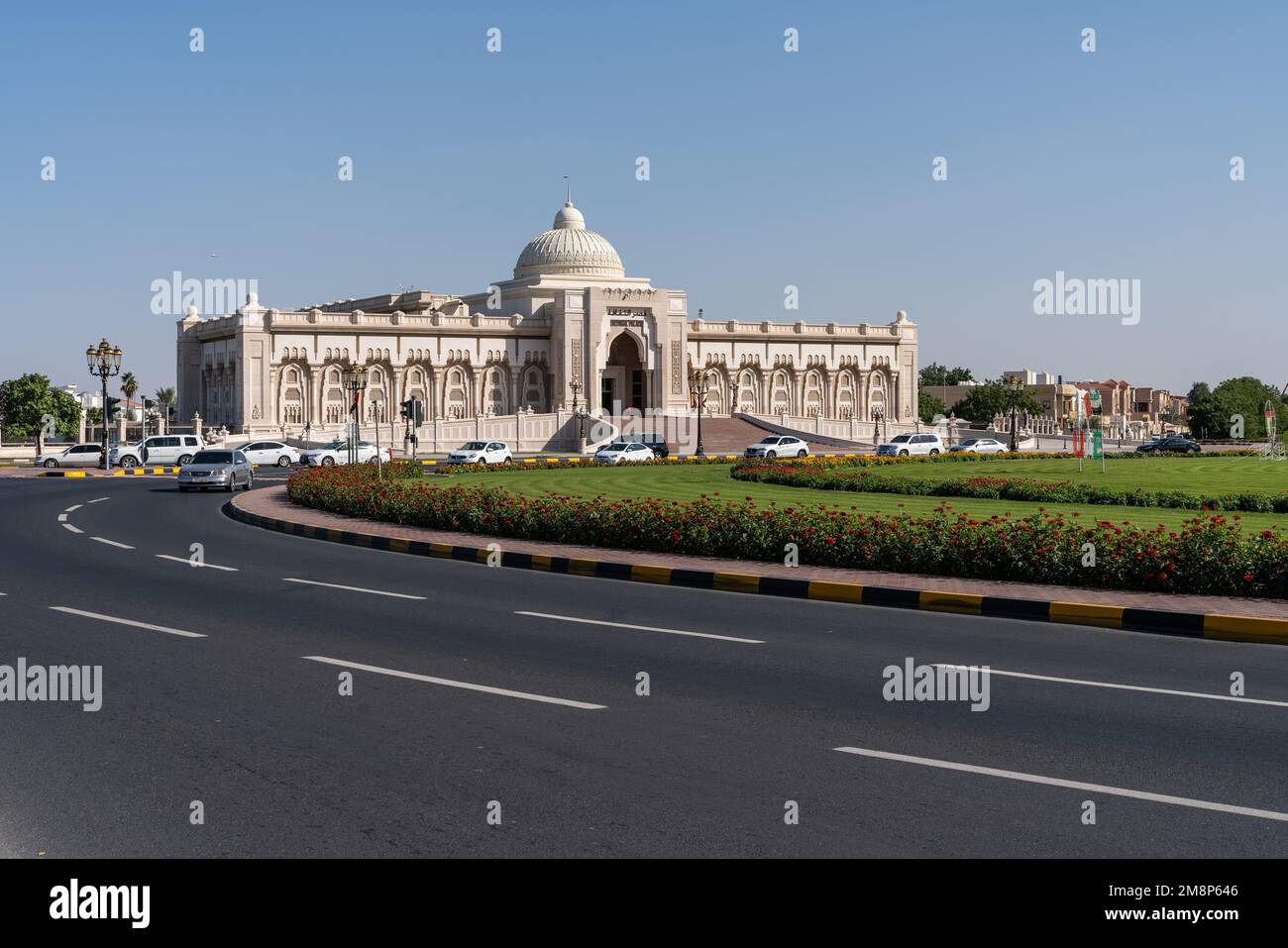 Place du palais culturel de Sharjah Banque D'Images