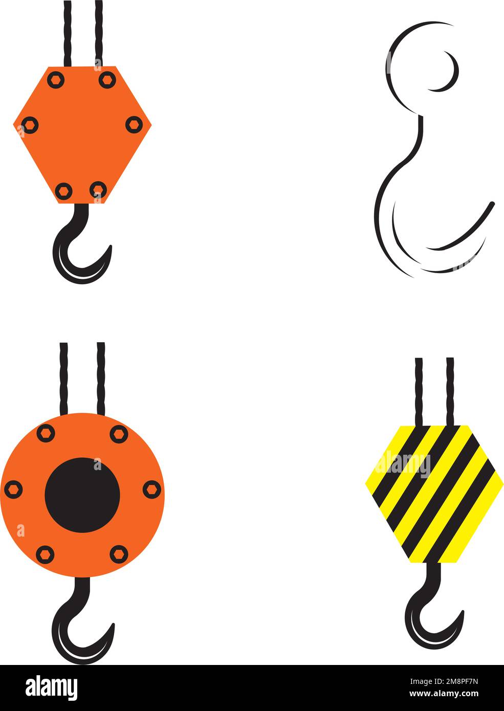 modèle de vectorisation du logo crane Illustration de Vecteur