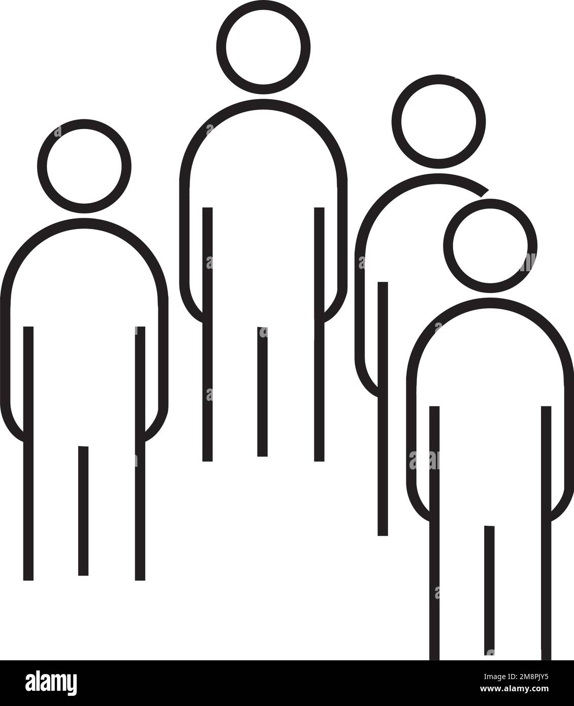 icône de l'équipe de personnes vektortemplate Illustration de Vecteur