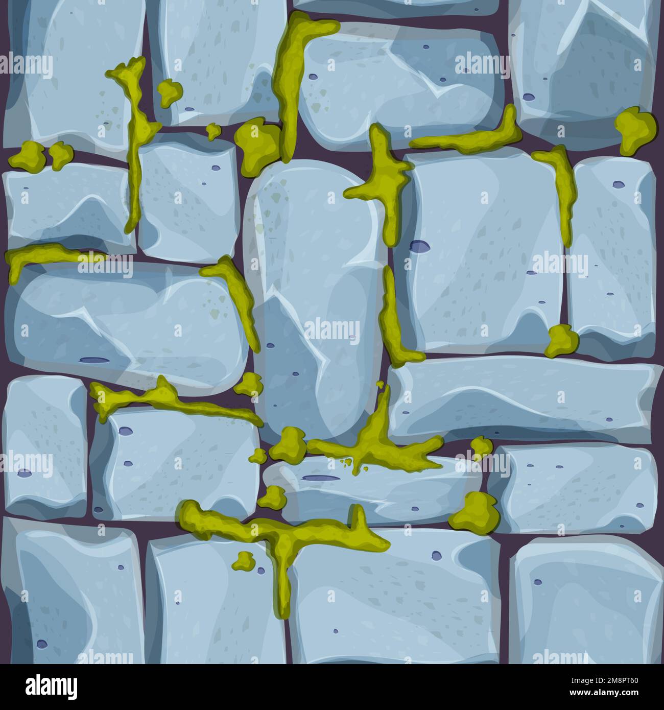 Mur de pierre, pavé de briques, rochers avec mousse, fond de jeu en style de dessin animé, surface texturée sans couture. Ressource de jeu UI, matériau de route ou de plancher. Illustration vectorielle Illustration de Vecteur Mur de pierre, pavé de briques, rochers avec mousse, fond de jeu en style de dessin animé, surface texturée sans couture. Ressource de jeu UI, matériau de route ou de plancher. Illustration vectorielle Illustration de Vecteur