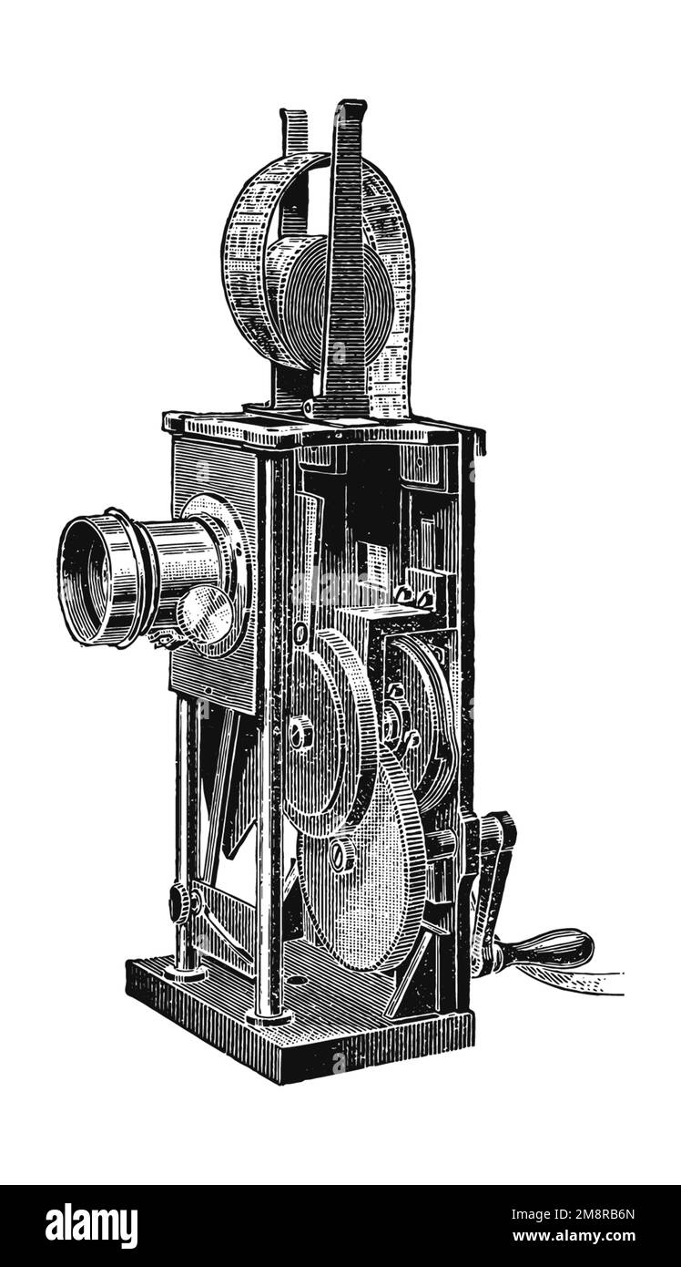 Ancien caméscope, utilisé dans les premiers jours du cinéma Banque D'Images