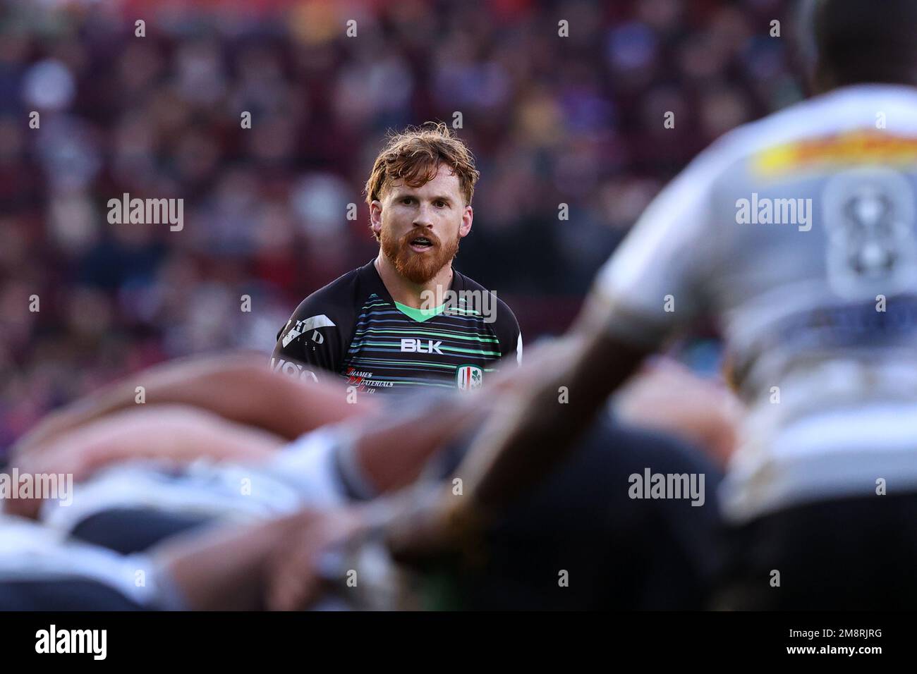 Rory Jennings de Londres Irish lors du match de la coupe des champions européens London Irish vs Stormers au stade de la communauté Gtech, Brentford, Royaume-Uni, 15th janvier 2023 (photo de Nick Browning/News Images) Banque D'Images