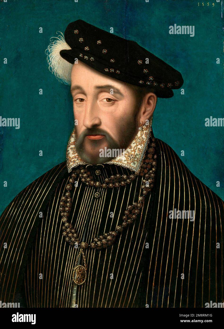 Henri II, roi de France (1519-1559) Banque D'Images