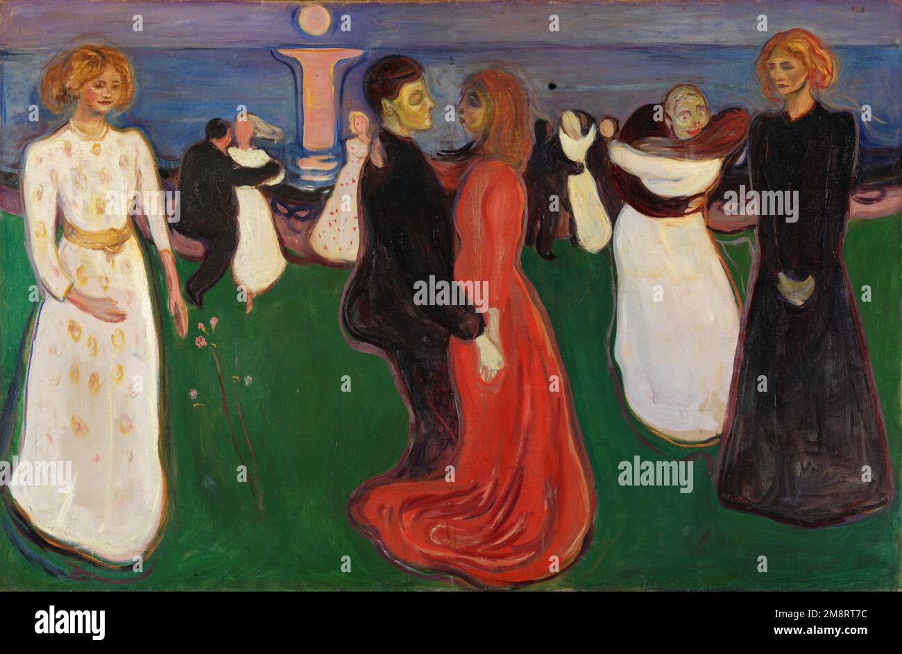 La danse de la vie. Edvard Munch. 1899–1900. Banque D'Images