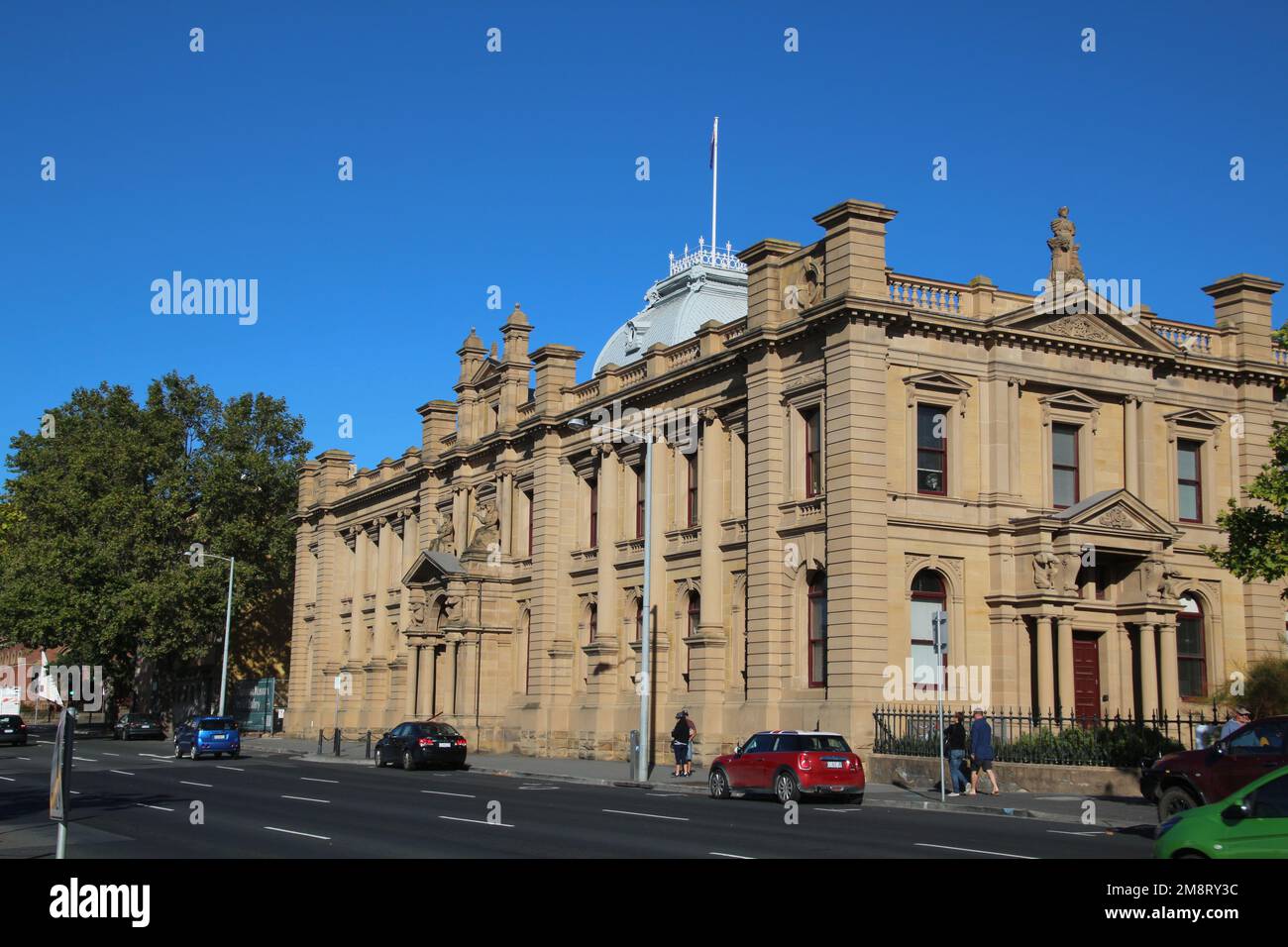 Vue sur le musée et la galerie d'art de Tasmanie à Hobart Banque D'Images